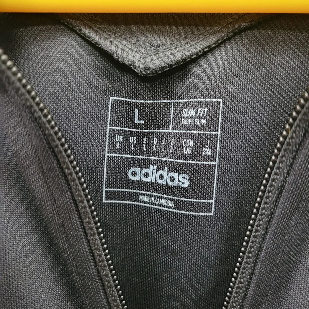 NEW Adidas Aeroready Tiro Track‎ Jacket Mens L Slim Fit Soccer Athletic Sporty